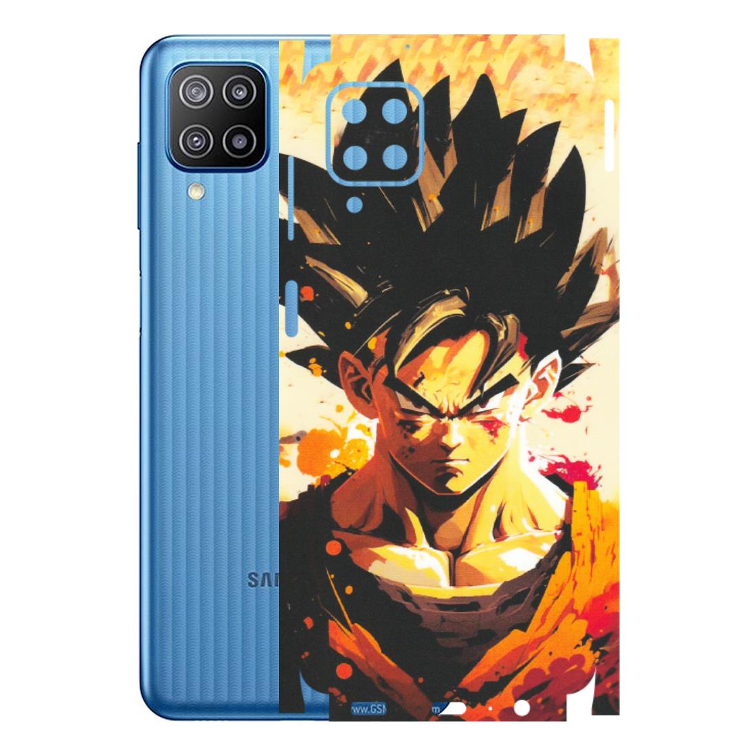 Samsung M/F/Note/Flip and C Phone Skins (All Models) - Angry Goku - Matte Finish (M-12) Samsung Galaxy F12