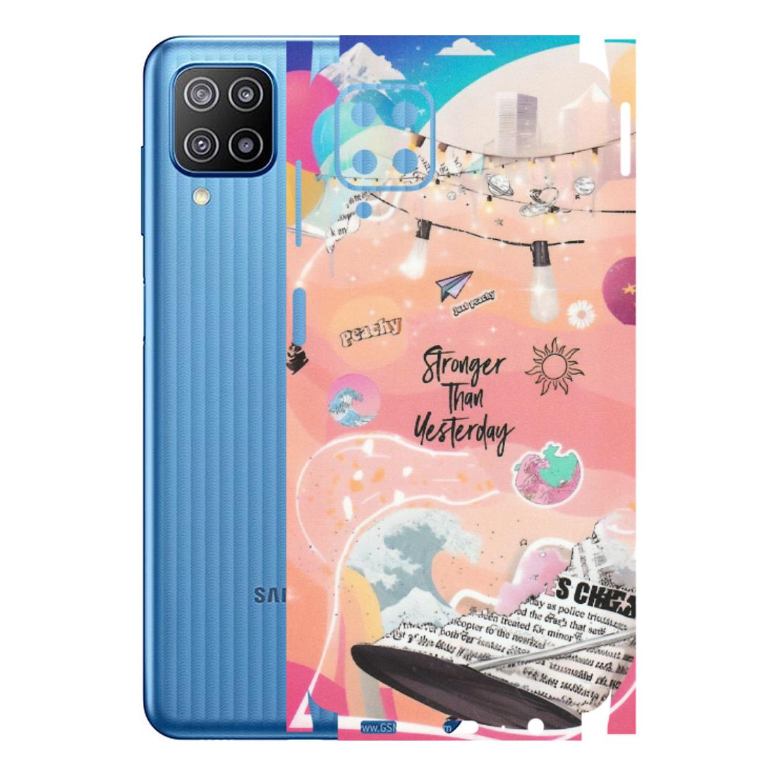 Samsung M/F/Note/Flip and C Phone Skins (All Models) - Stronger Then Yesterday - Matte Finish (M-128) Samsung Galaxy F12