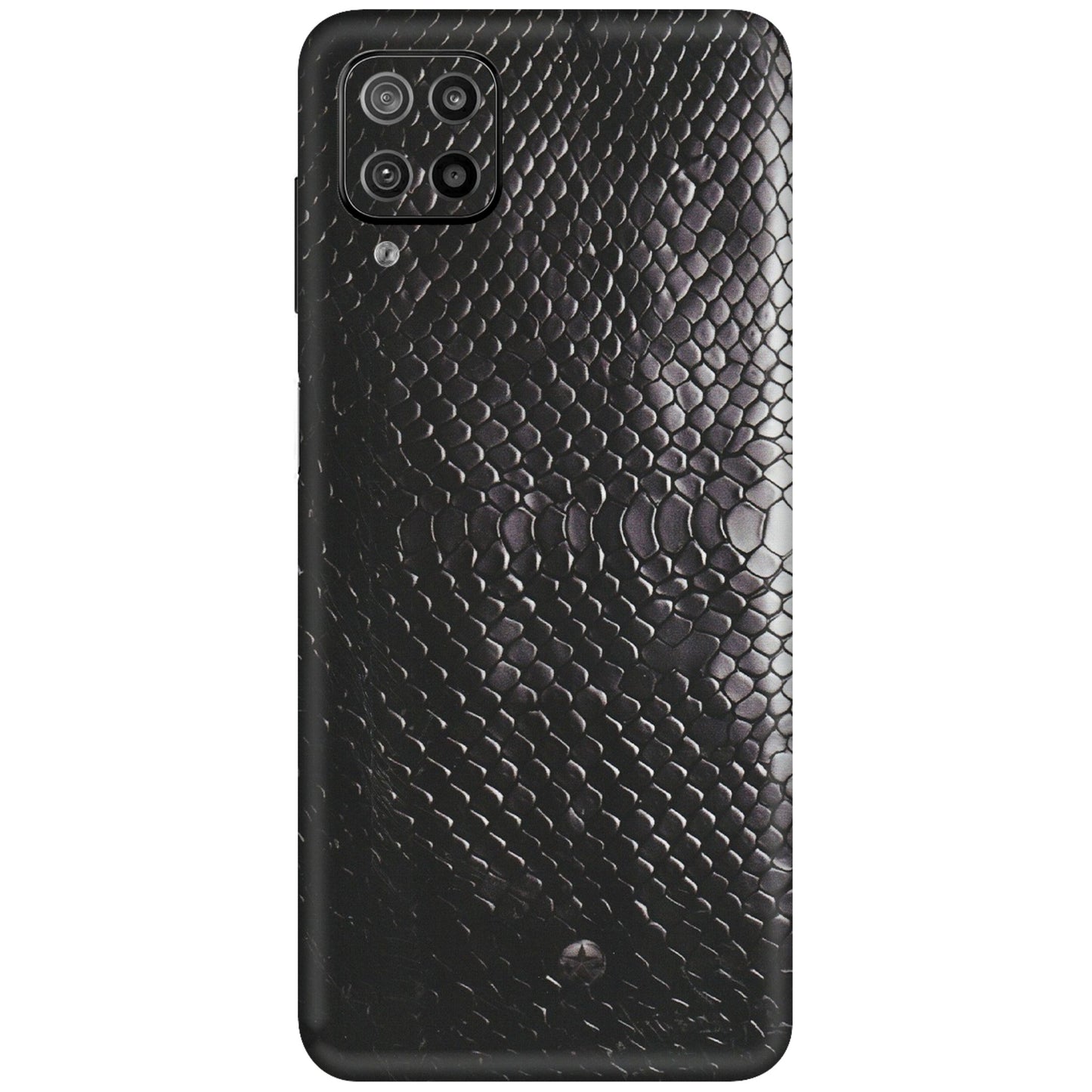 Samsung M/F/Note/Flip and C Phone Skins (All Models) - Black Snack Leather - Matte Finish (M-147) Samsung Galaxy F12