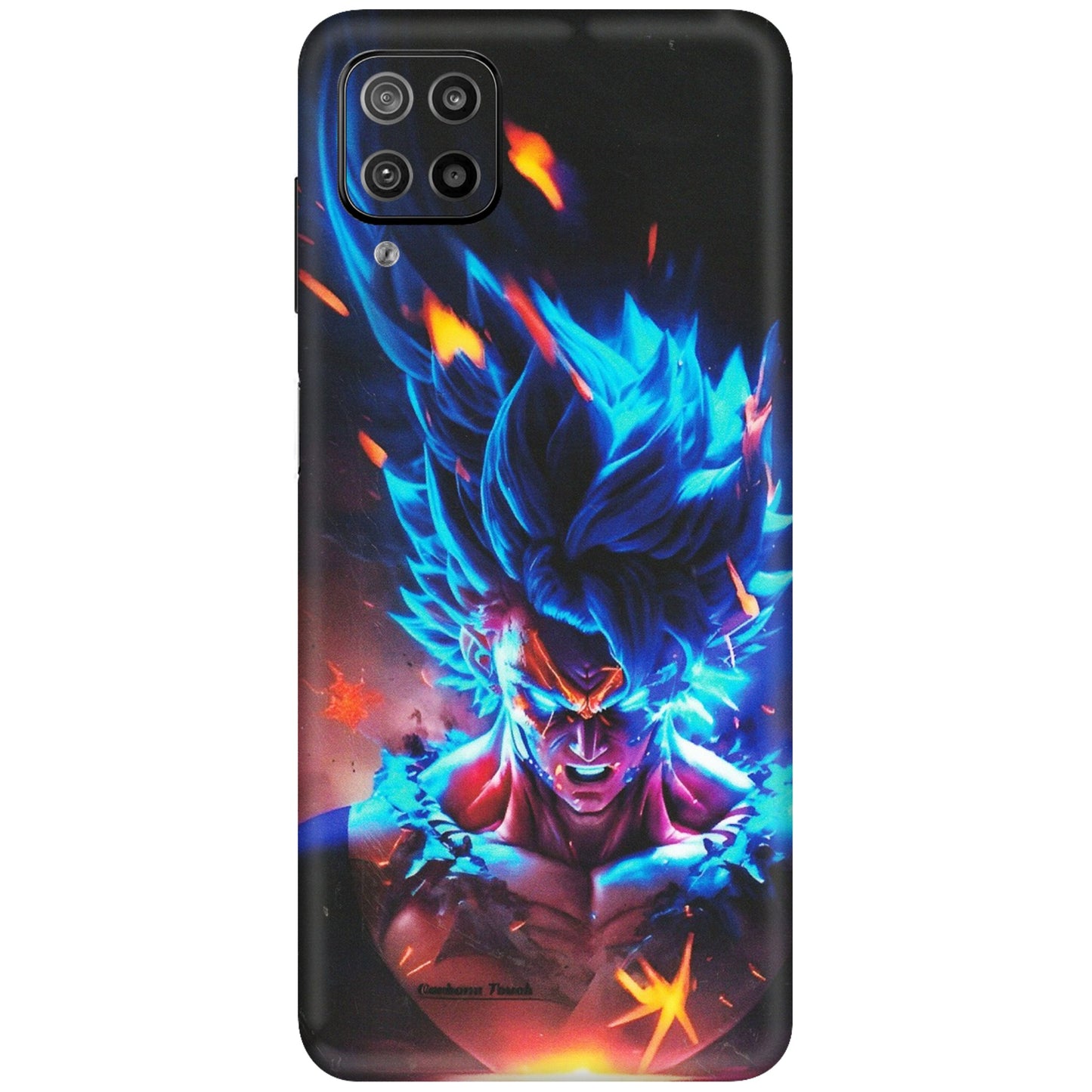 Samsung M/F/Note/Flip and C Phone Skins (All Models) - Angry Goku Dragon Ball Anime - Matte Finish (M-150) Samsung Galaxy F12