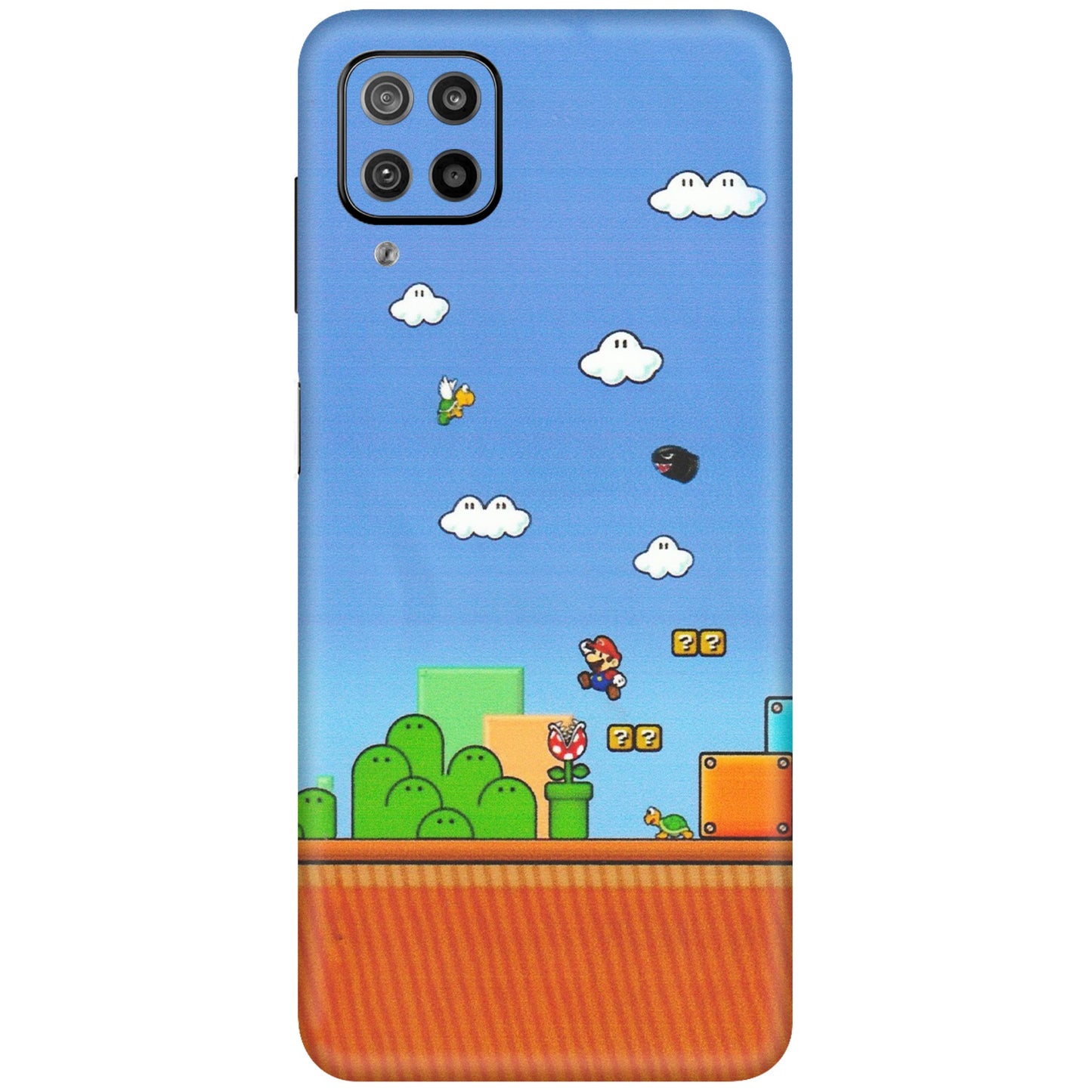 Samsung M/F/Note/Flip and C Phone Skins (All Models) - Mario Game Scene - Matte Finish (M-24) Samsung Galaxy F12