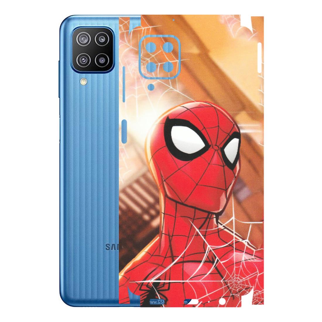 Samsung M/F/Note/Flip and C Phone Skins (All Models) - Spiderman Face New - Matte Finish (M-41) Samsung Galaxy F12