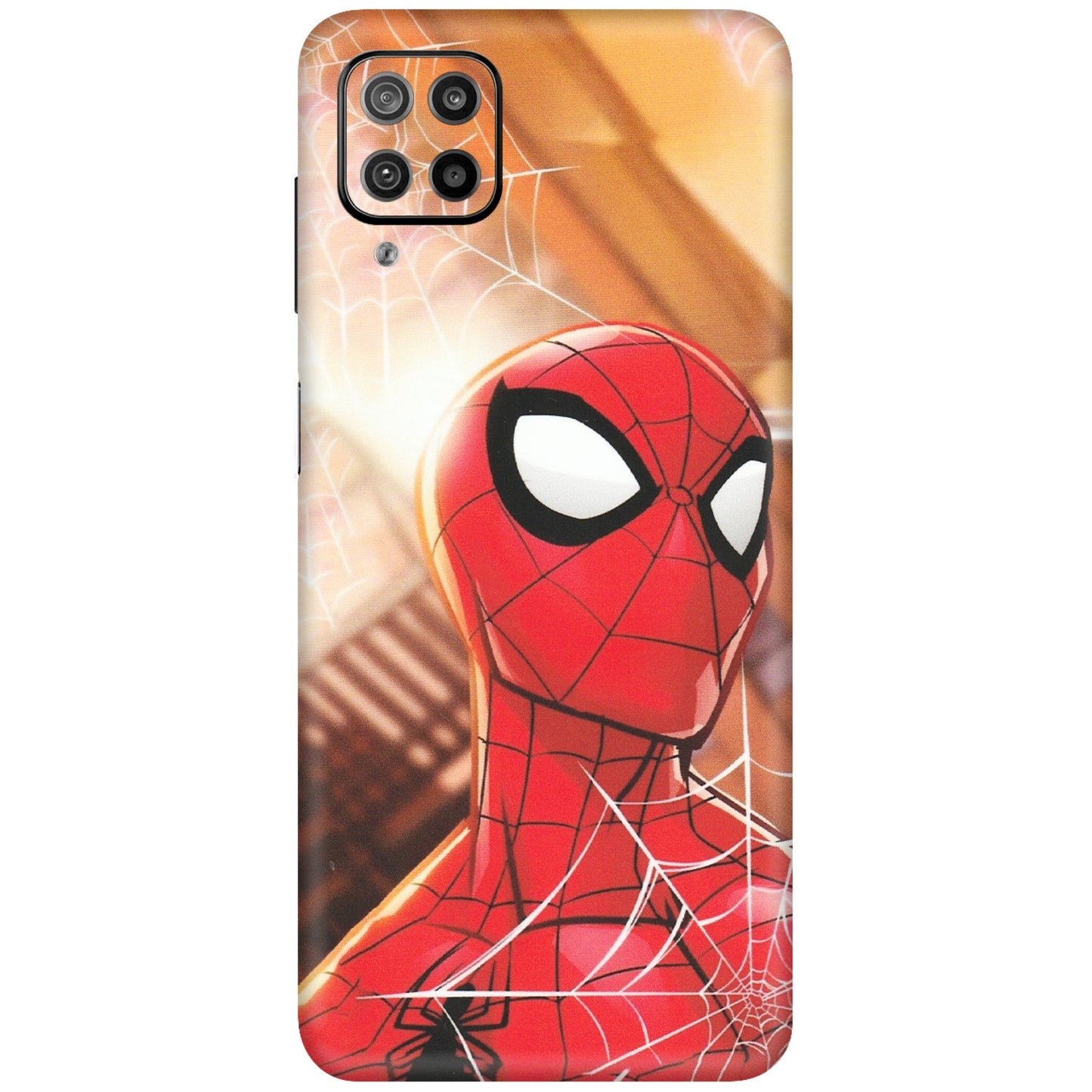 Samsung M/F/Note/Flip and C Phone Skins (All Models) - Spiderman Face New - Matte Finish (M-41) Samsung Galaxy F12