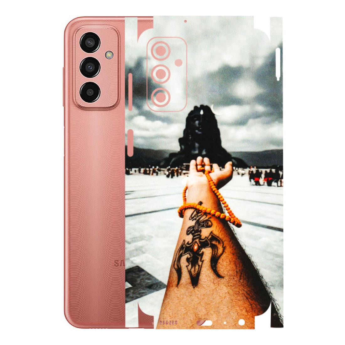 Samsung M/F/Note/Flip and C Phone Skins (All Models) - Jai Adiyogi Mahakaal - 3D Embossed Finish (L-164) Samsung Galaxy F13