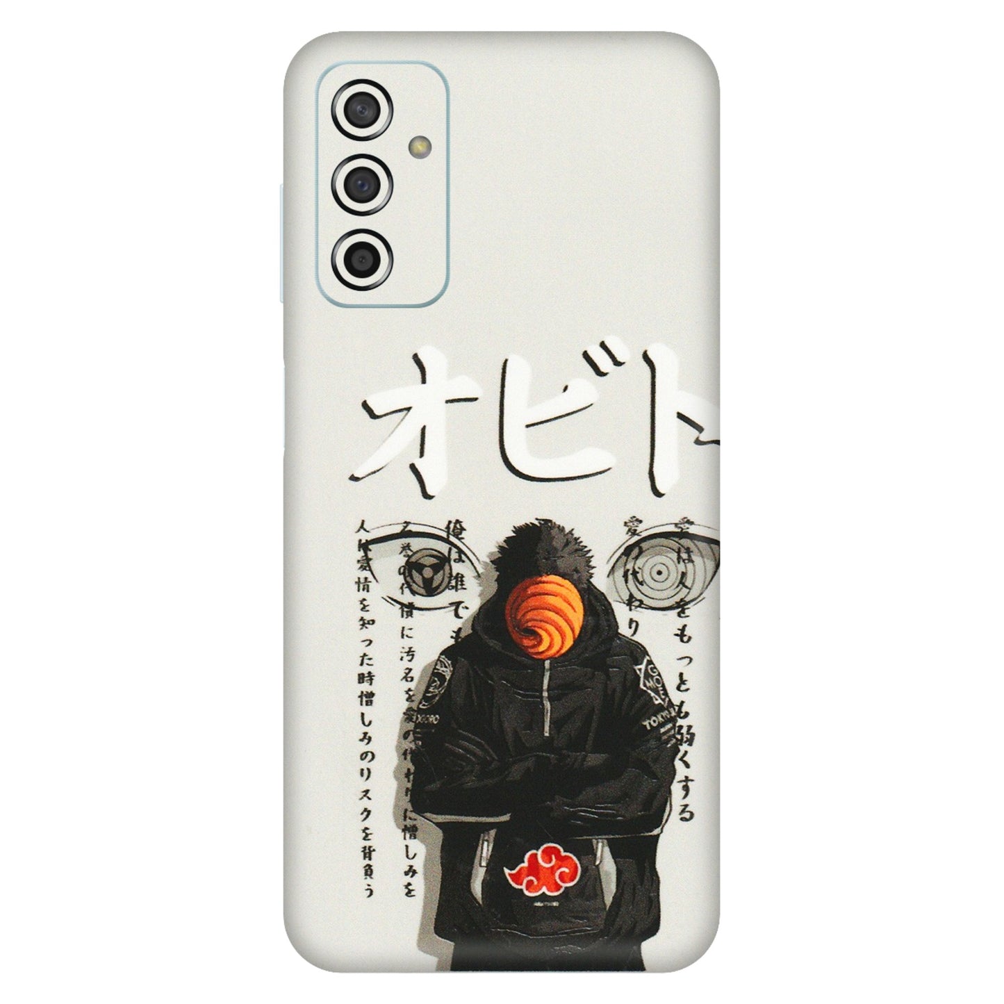 Samsung M/F/Note/Flip and C Phone Skins (All Models) - Obito Anime Eye - 3D Embossed Finish (L-19) Samsung Galaxy F13