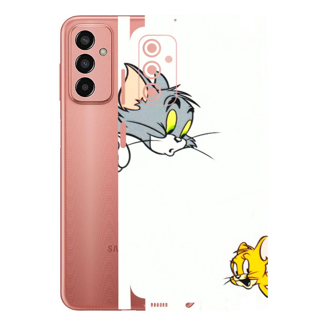 Samsung M/F/Note/Flip and C Phone Skins (All Models) - Cute Tom And Jerry - 3D Embossed Finish (L-220) Samsung Galaxy F13