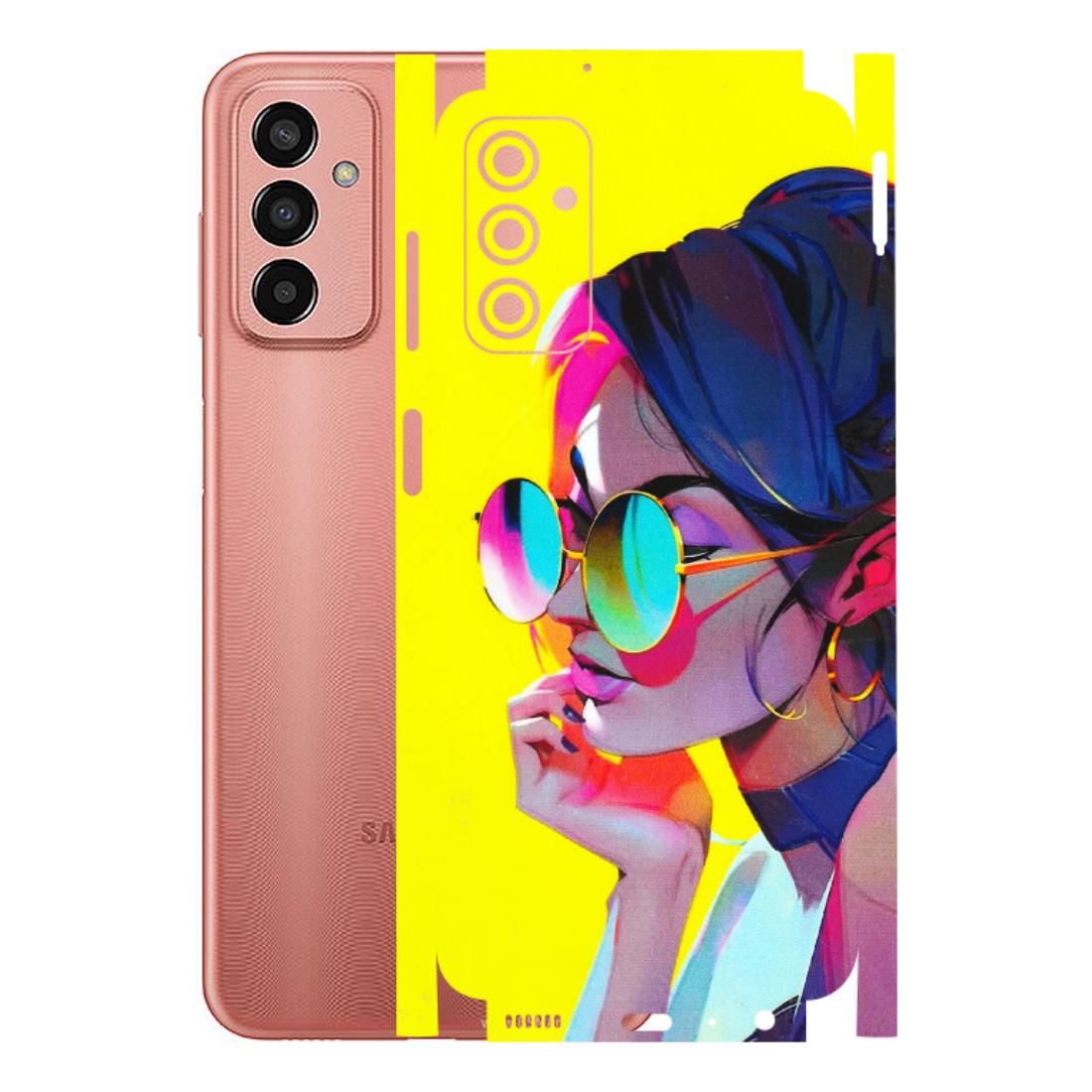 Samsung M/F/Note/Flip and C Phone Skins (All Models) - Bold Stylish Girl - 3D Embossed Finish (L-222) Samsung Galaxy F13
