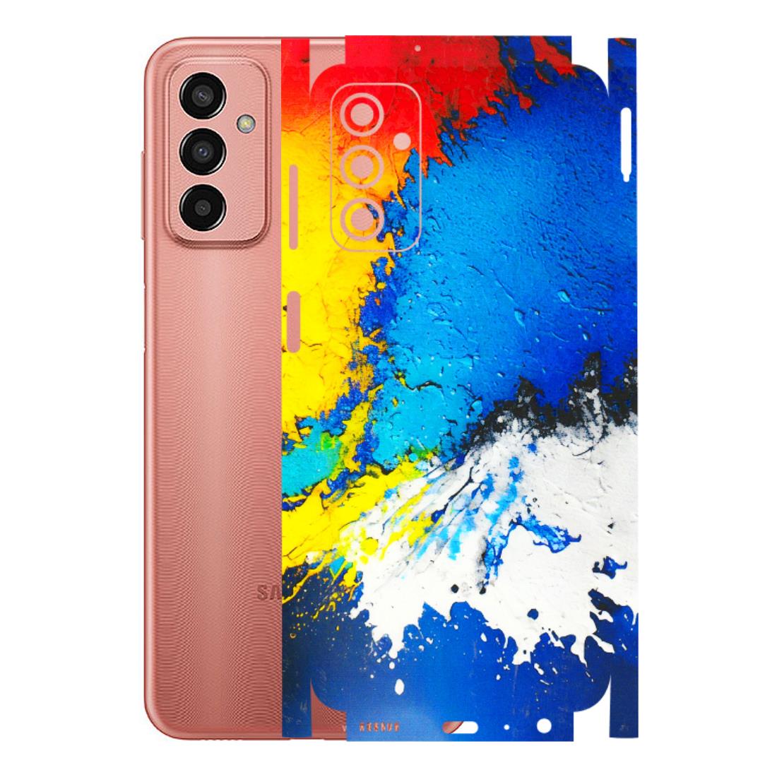 Samsung M/F/Note/Flip and C Phone Skins (All Models) - Acrylic Paint Spill - 3D Embossed Finish (L-229) Samsung Galaxy F13