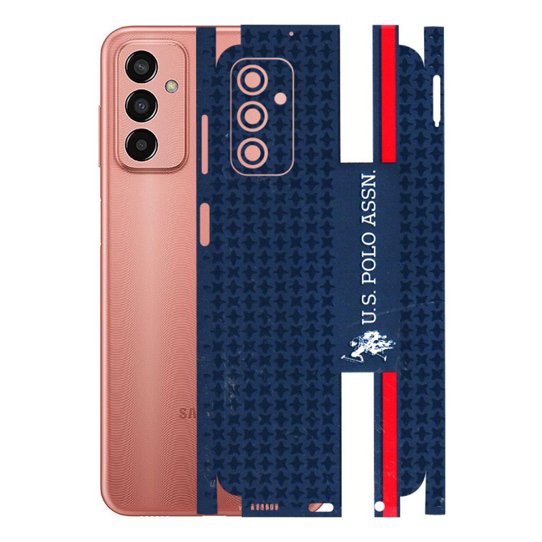 Samsung M/F/Note/Flip and C Phone Skins (All Models) - US POLO Designer Brand - 3D Embossed Finish (L-65) Samsung Galaxy F13