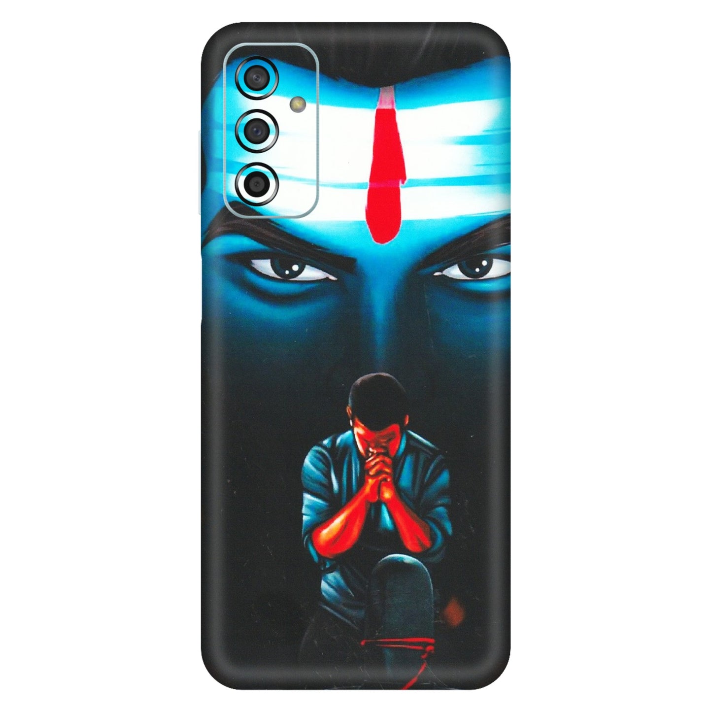 Samsung M/F/Note/Flip and C Phone Skins (All Models) - Mahakal Bhakt - Matte Finish (M-112) Samsung Galaxy F13