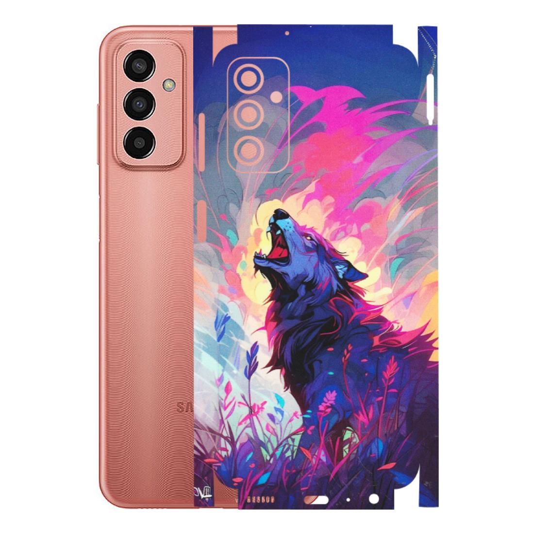 Samsung M/F/Note/Flip and C Phone Skins (All Models) - New Wild Wolf Abstract - Matte Finish (M-125) Samsung Galaxy F13