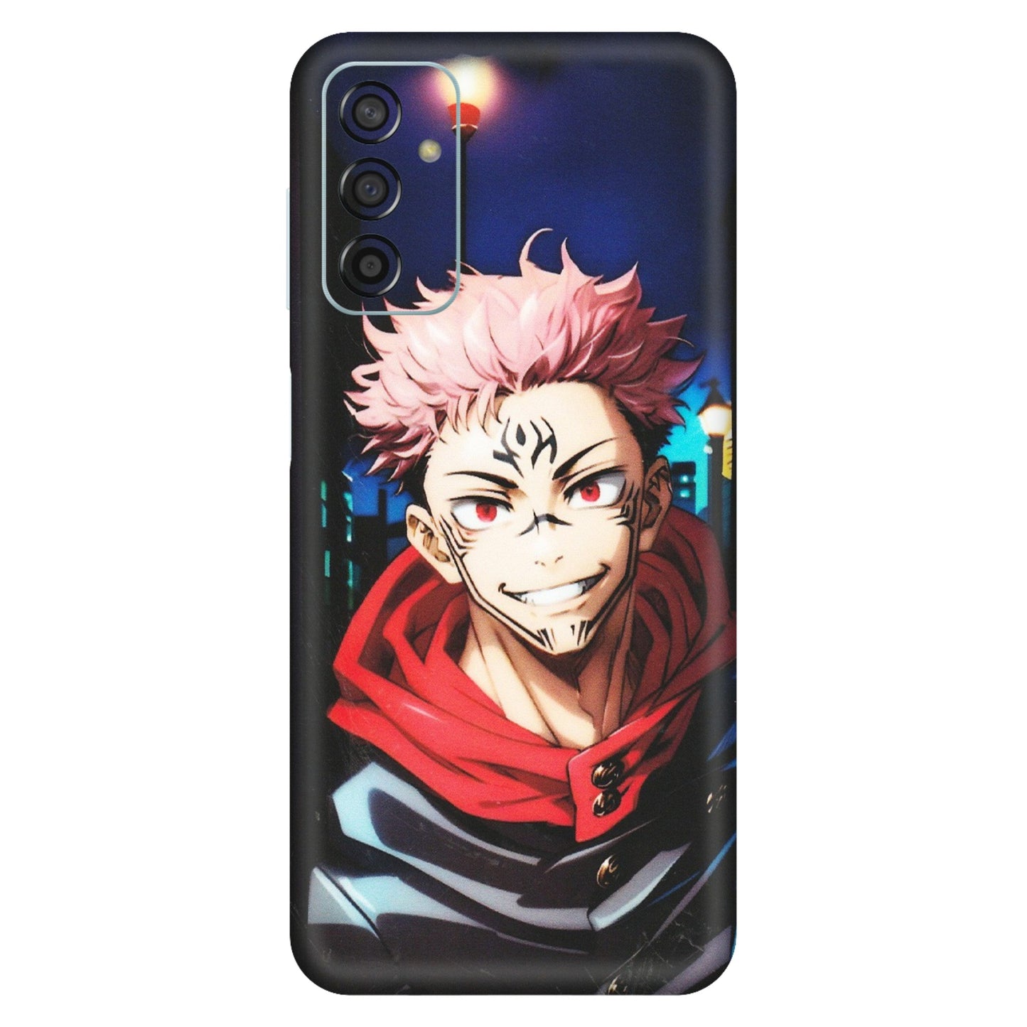 Samsung M/F/Note/Flip and C Phone Skins (All Models) - Yuji Itadori Funny Face Anime - Matte Finish (M-152) Samsung Galaxy F13