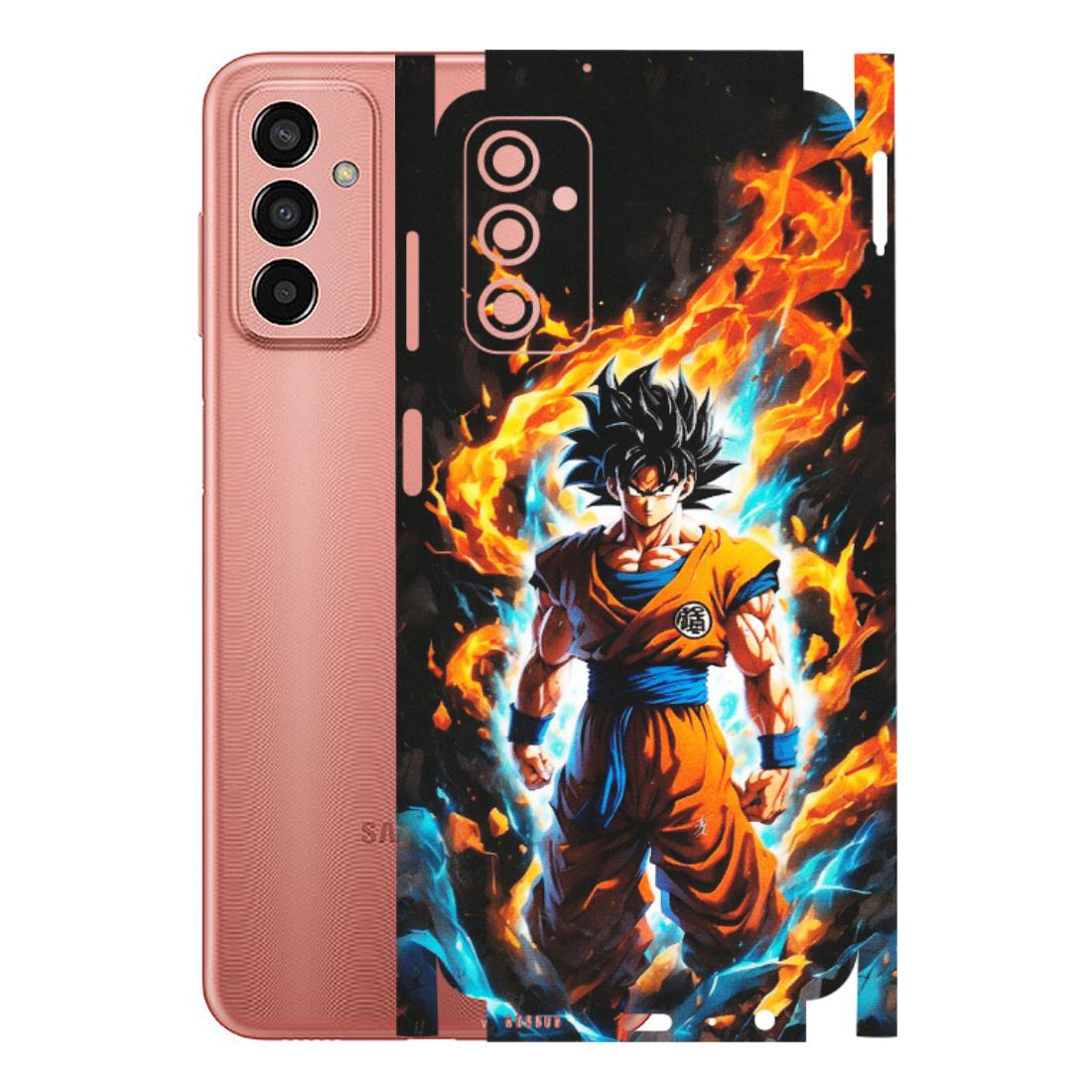 Samsung M/F/Note/Flip and C Phone Skins (All Models) - Goku Transformation Anime - Matte Finish (M-159) Samsung Galaxy F13