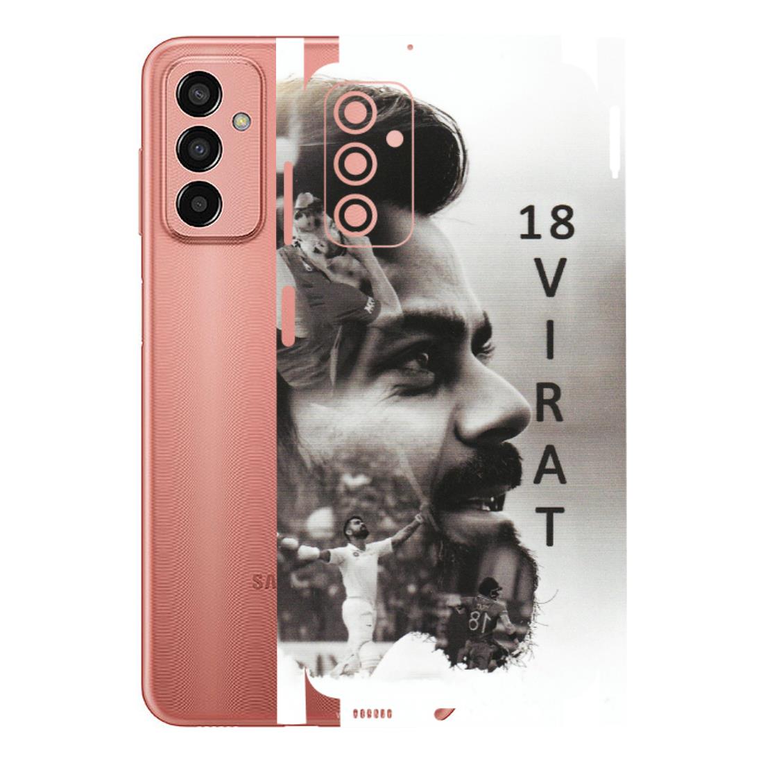 Samsung M/F/Note/Flip and C Phone Skins (All Models) - Virat Kohli Cricketer - Matte Finish (M-163) Samsung Galaxy F13