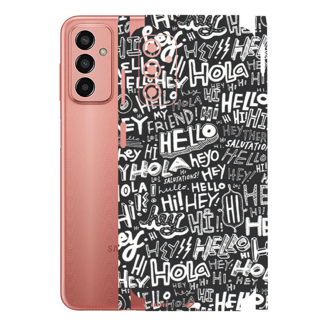 Samsung M/F/Note/Flip and C Phone Skins (All Models) - Hi Hello Doodles - Matte Finish (M-25) Samsung Galaxy F13