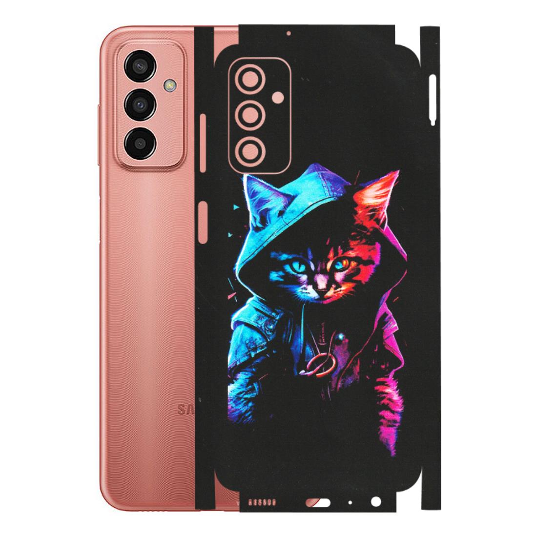 Samsung M/F/Note/Flip and C Phone Skins (All Models) - Cyberpunk Cat - Matte Finish (M-45) Samsung Galaxy F13
