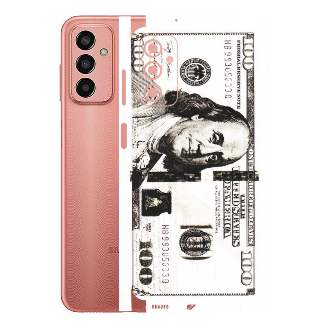 Samsung M/F/Note/Flip and C Phone Skins (All Models) - 100 Dollar Currency - Transparent Finish (T-01) Samsung Galaxy F13