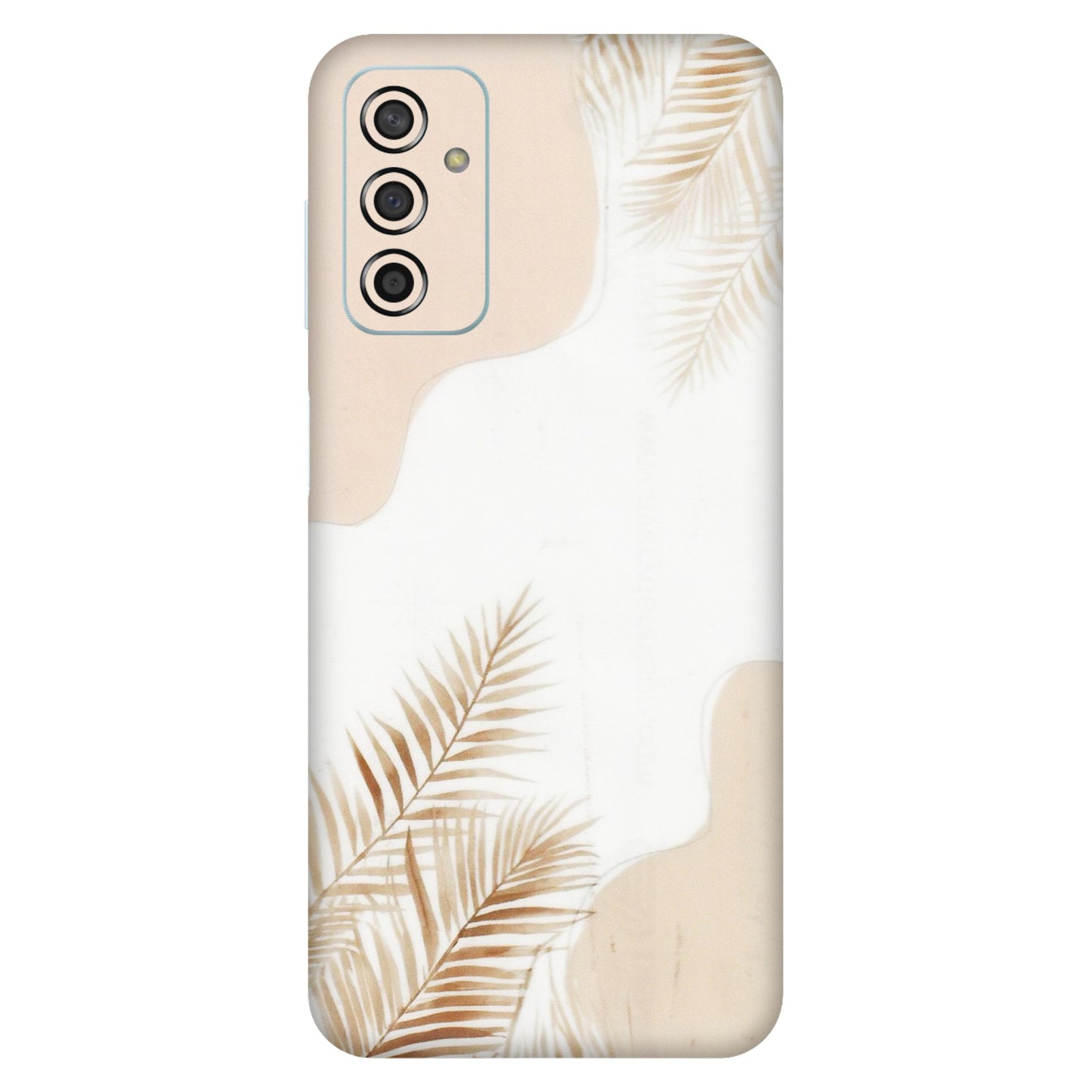 Samsung M/F/Note/Flip and C Phone Skins (All Models) - Gold Petals Abstract - Transparent Finish (T-08) Samsung Galaxy F13