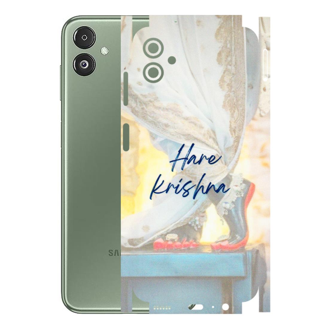 Samsung M/F/Note/Flip and C Phone Skins (All Models) - Hare Krishna - 3D Embossed Finish (L-03) Samsung Galaxy F14 (5G)