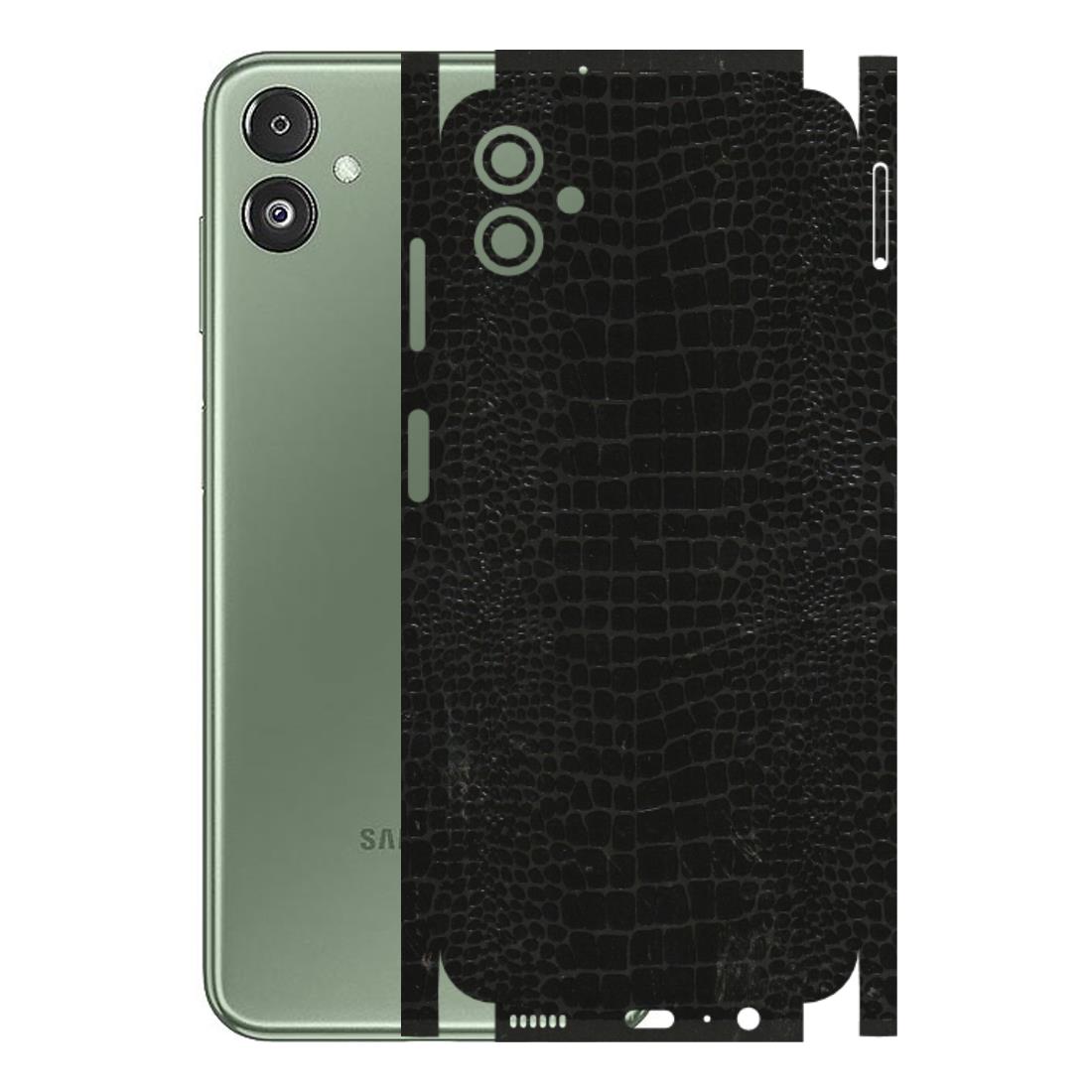 Samsung M/F/Note/Flip and C Phone Skins (All Models) - Snake Leather Black - 3D Embossed Finish (L-107) Samsung Galaxy F14 (5G)