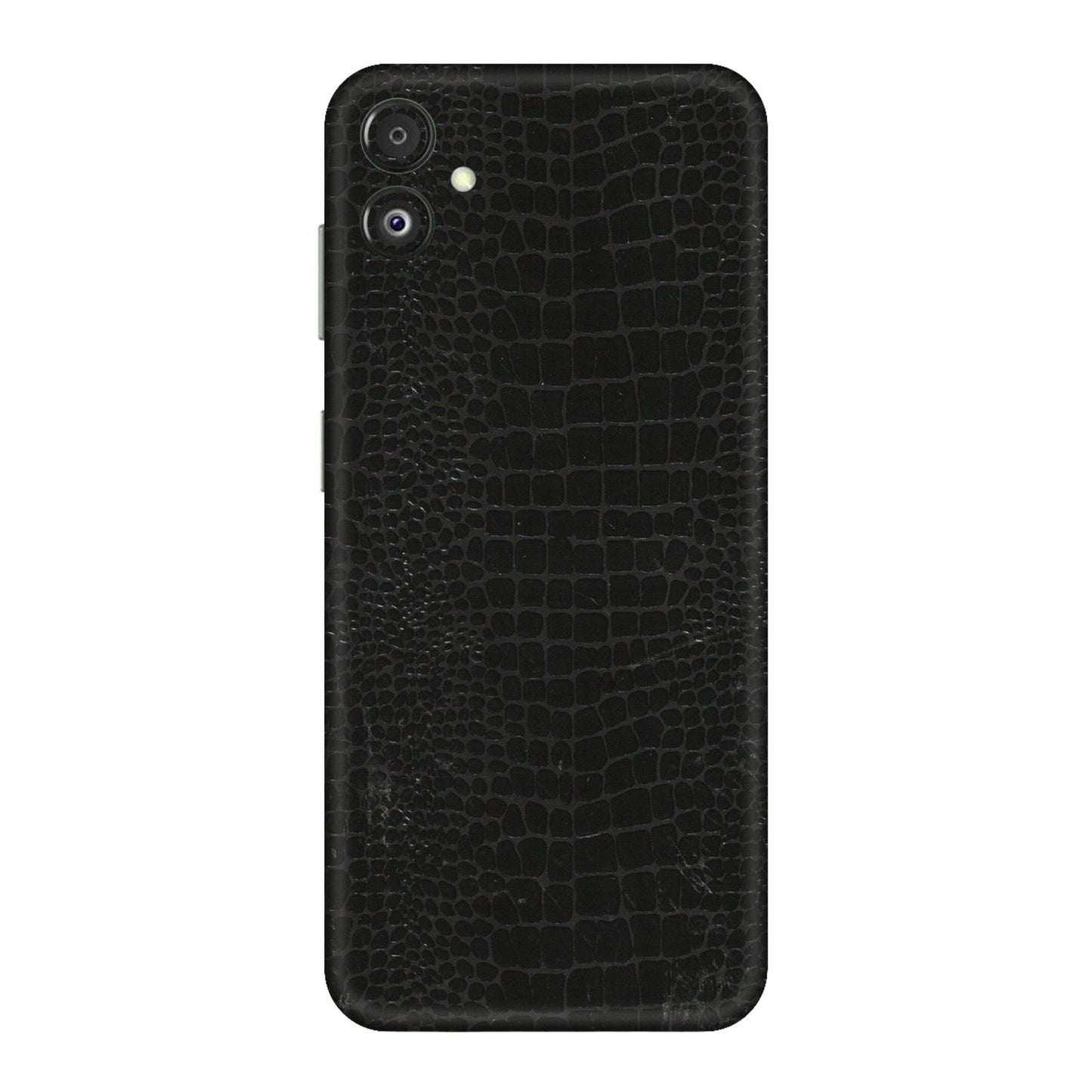 Samsung M/F/Note/Flip and C Phone Skins (All Models) - Snake Leather Black - 3D Embossed Finish (L-107) Samsung Galaxy F14 (5G)