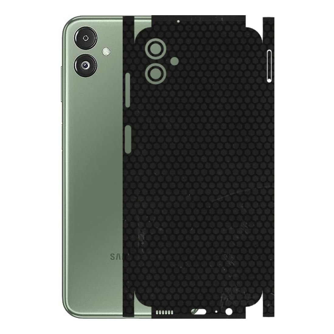 Samsung M/F/Note/Flip and C Phone Skins (All Models) - Black honeycomb - 3D Embossed Finish (L-114) Samsung Galaxy F14 (5G)