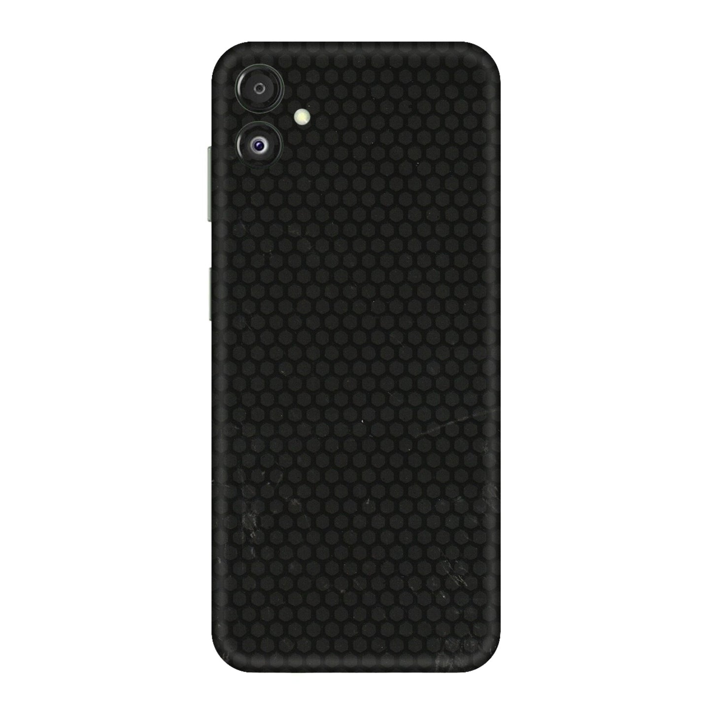 Samsung M/F/Note/Flip and C Phone Skins (All Models) - Black honeycomb - 3D Embossed Finish (L-114) Samsung Galaxy F14 (5G)