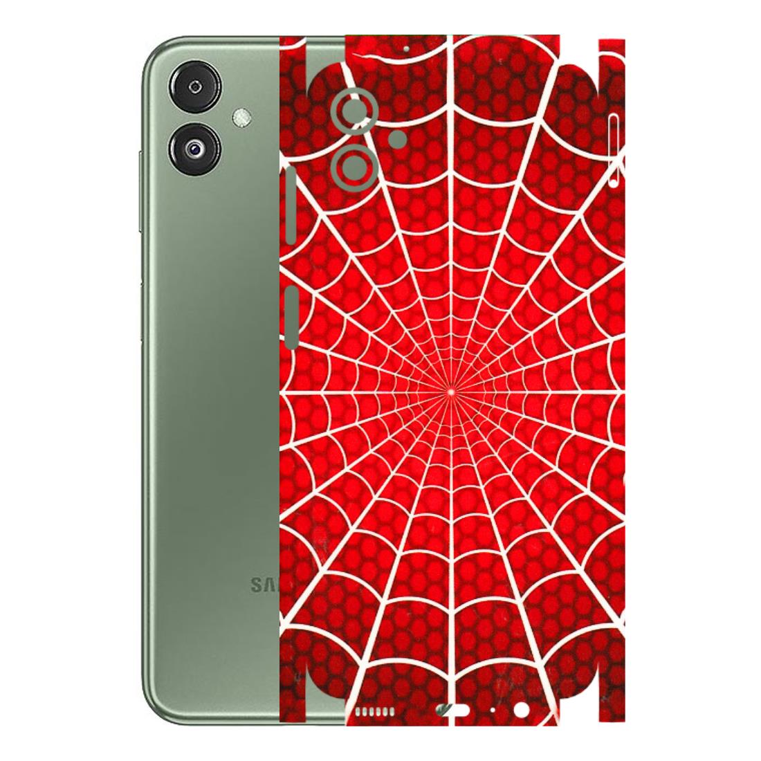 Samsung M/F/Note/Flip and C Phone Skins (All Models) - Classic Spidey Web - 3D Embossed Finish (L-115) Samsung Galaxy F14 (5G)