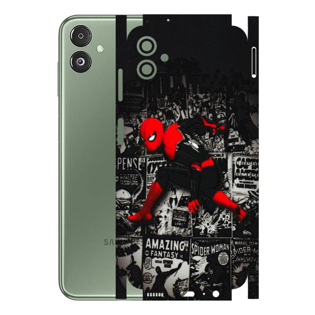 Samsung M/F/Note/Flip and C Phone Skins (All Models) - SpiderMan New - 3D Embossed Finish (L-162) Samsung Galaxy F14 (5G)