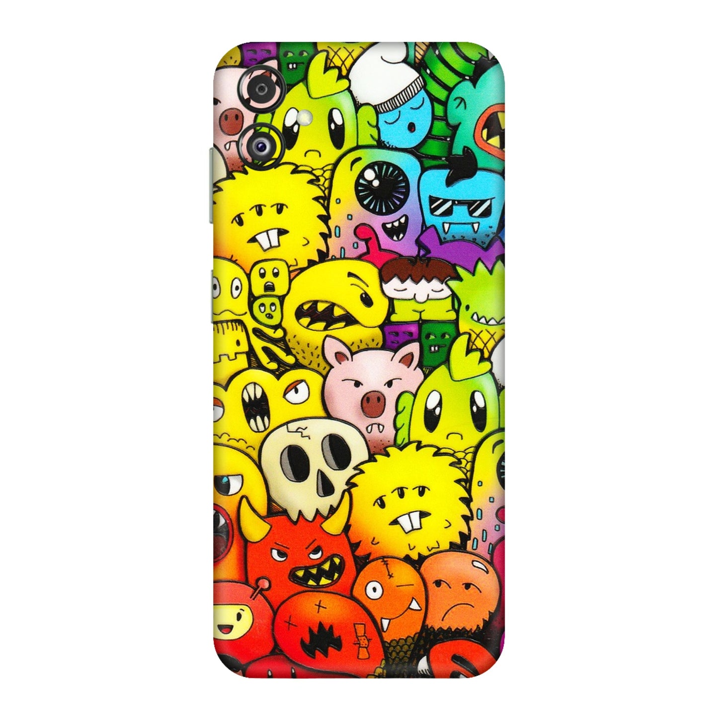 Samsung M/F/Note/Flip and C Phone Skins (All Models) - Angry Funkies - 3D Embossed Finish (L-169) Samsung Galaxy F14 (5G)