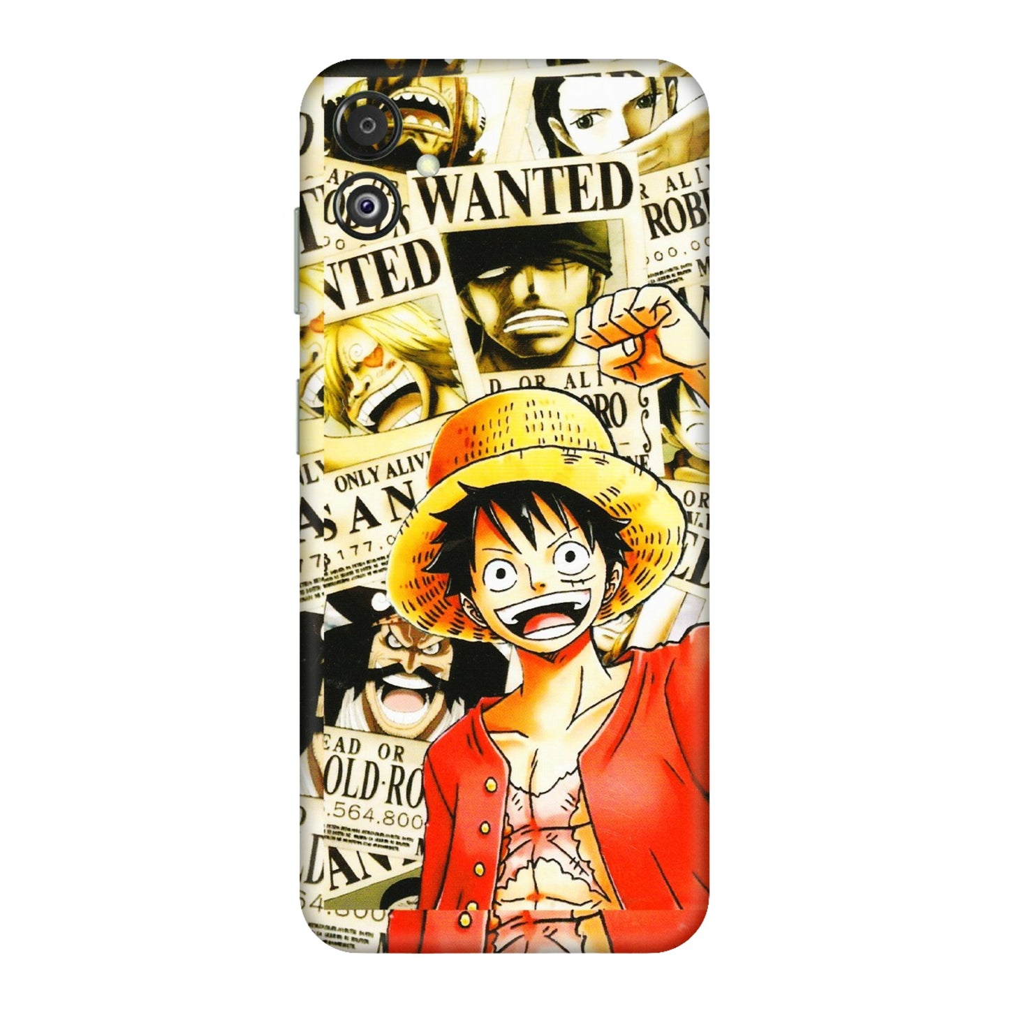 Samsung M/F/Note/Flip and C Phone Skins (All Models) - Luffy Anime - 3D Embossed Finish (L-177) Samsung Galaxy F14 (5G)