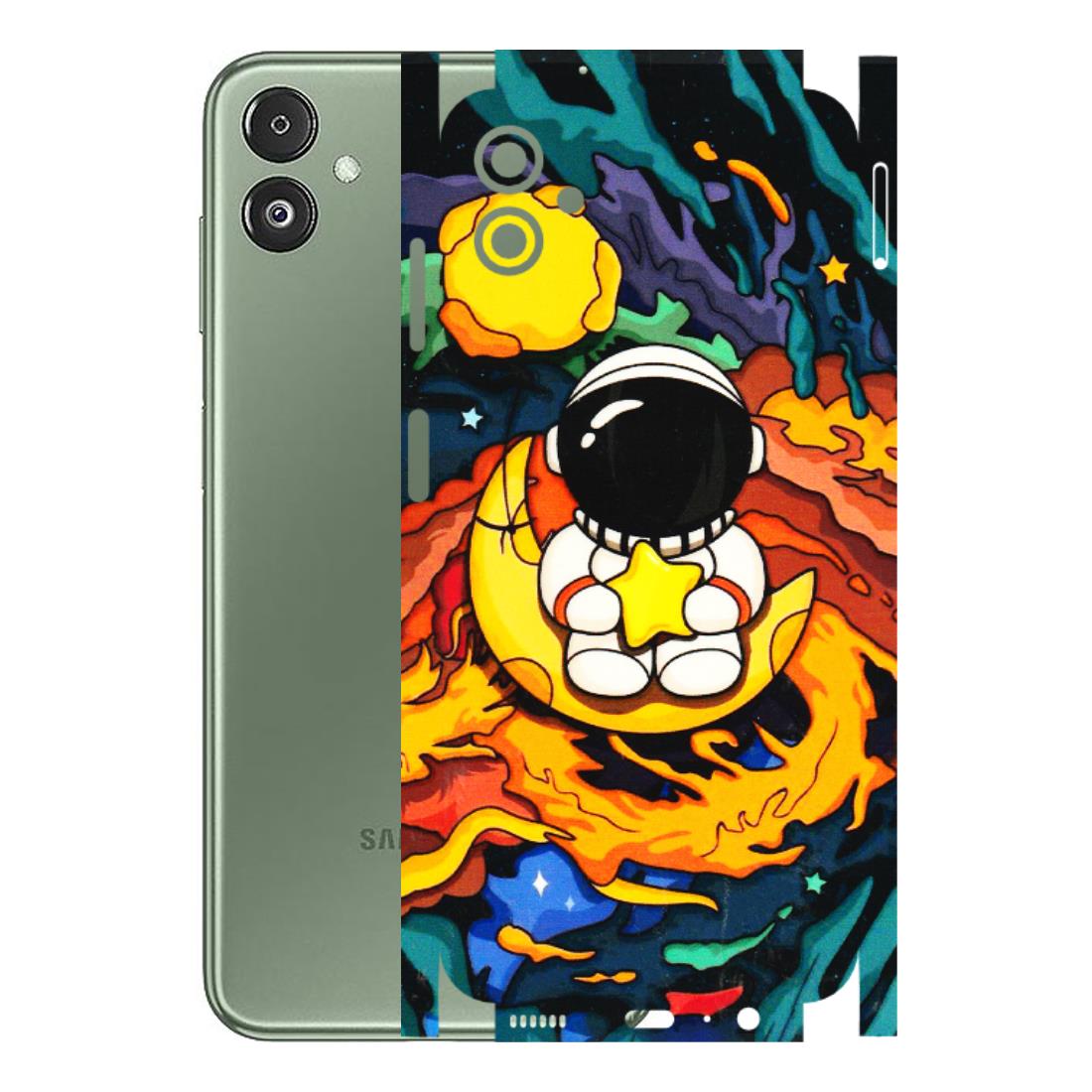 Samsung M/F/Note/Flip and C Phone Skins (All Models) - Baby Astronaut - 3D Embossed Finish (L-197) Samsung Galaxy F14 (5G)