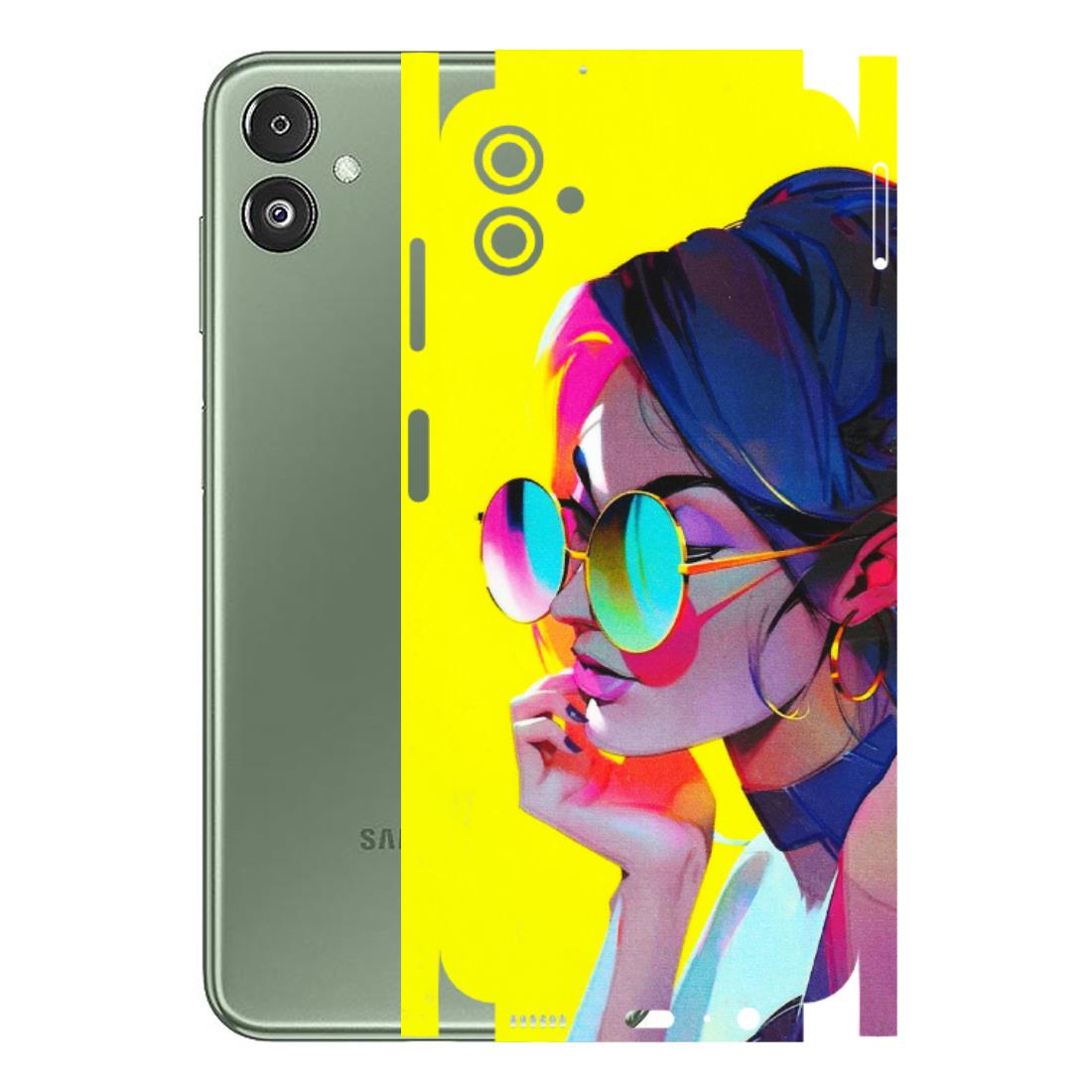 Samsung M/F/Note/Flip and C Phone Skins (All Models) - Bold Stylish Girl - 3D Embossed Finish (L-222) Samsung Galaxy F14 (5G)