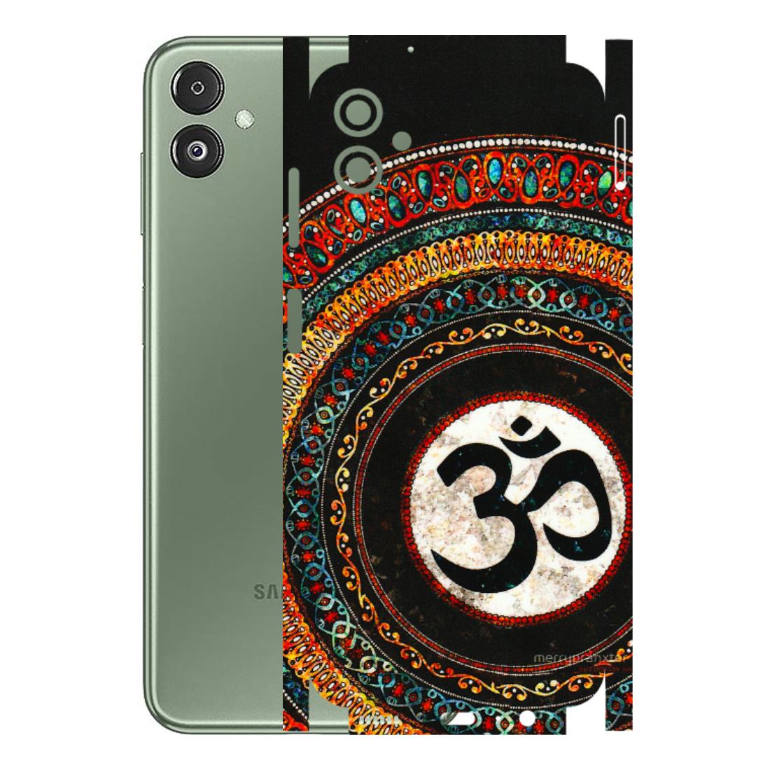 Samsung M/F/Note/Flip and C Phone Skins (All Models) - Aum Chant Abstract - 3D Embossed Finish (L-42) Samsung Galaxy F14 (5G)