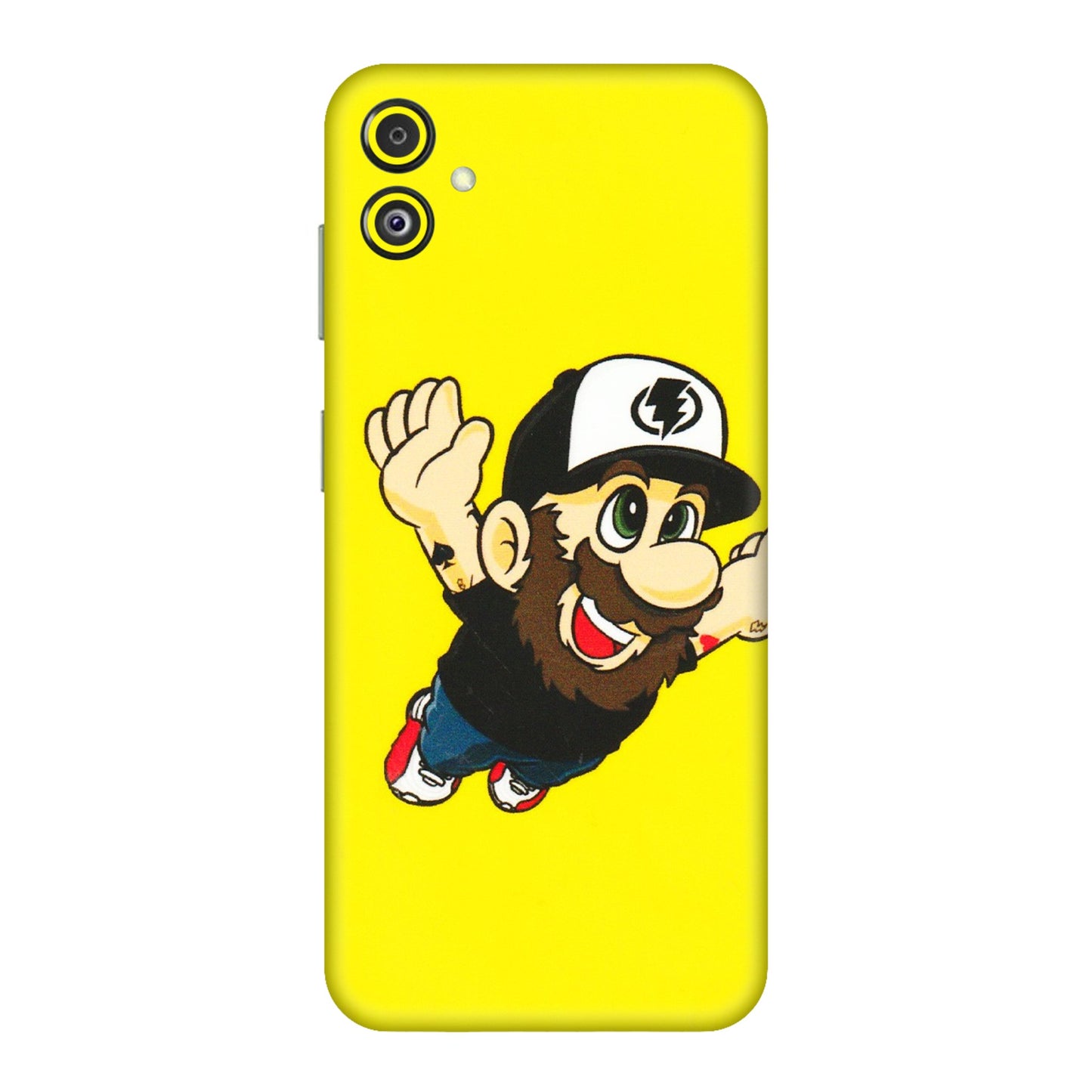 Samsung M/F/Note/Flip and C Phone Skins (All Models) - Flying Beardo - 3D Embossed Finish (L-60) Samsung Galaxy F14 (5G)