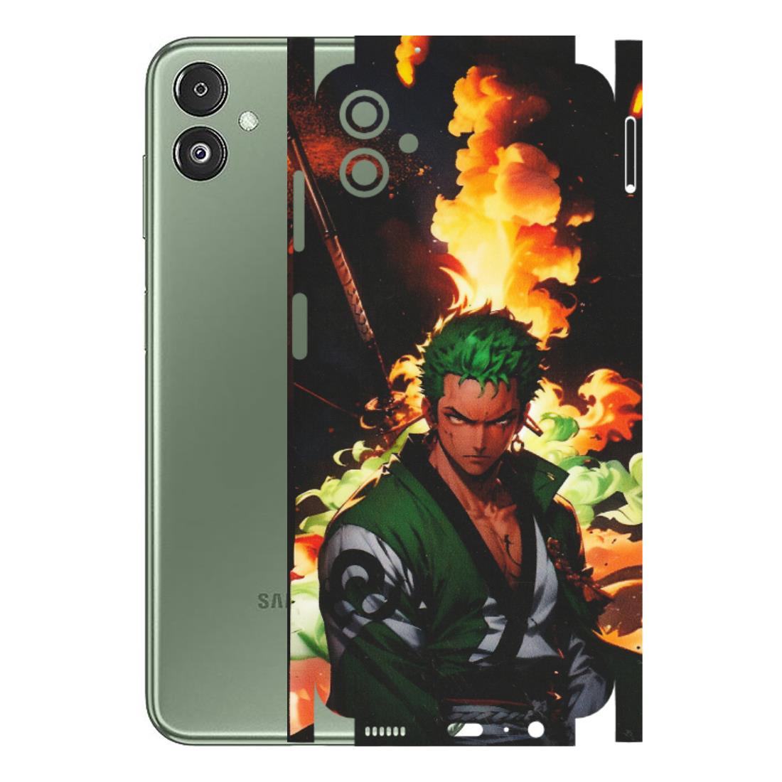 Samsung M/F/Note/Flip and C Phone Skins (All Models) - Roronoa Zoro - Matte Finish (M-102) Samsung Galaxy F14 (5G)
