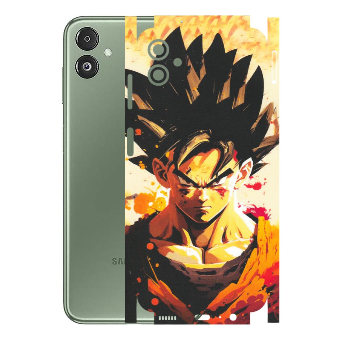 Samsung M/F/Note/Flip and C Phone Skins (All Models) - Angry Goku - Matte Finish (M-12) Samsung Galaxy F14 (5G)