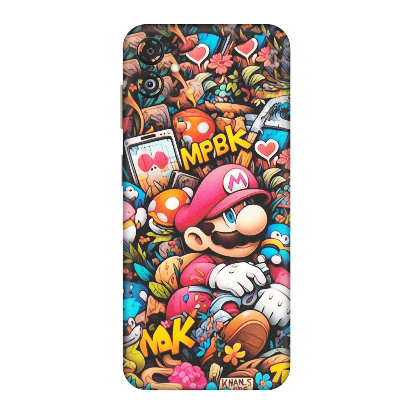 Samsung M/F/Note/Flip and C Phone Skins (All Models) - Super Mario Bros Artistic - Matte Finish (M-173) Samsung Galaxy F14 (5G)