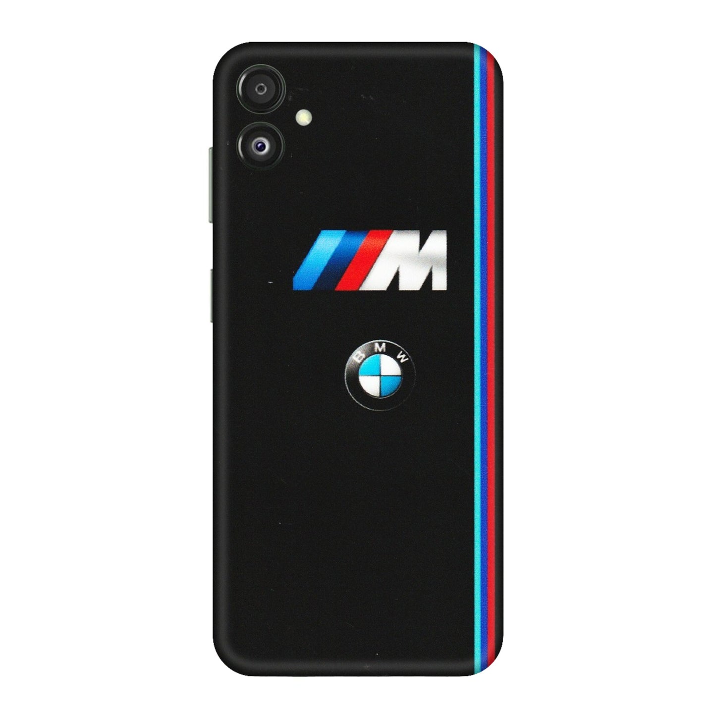 Samsung M/F/Note/Flip and C Phone Skins (All Models) - Styling With Black BMW - Matte Finish (M-74) Samsung Galaxy F14 (5G)