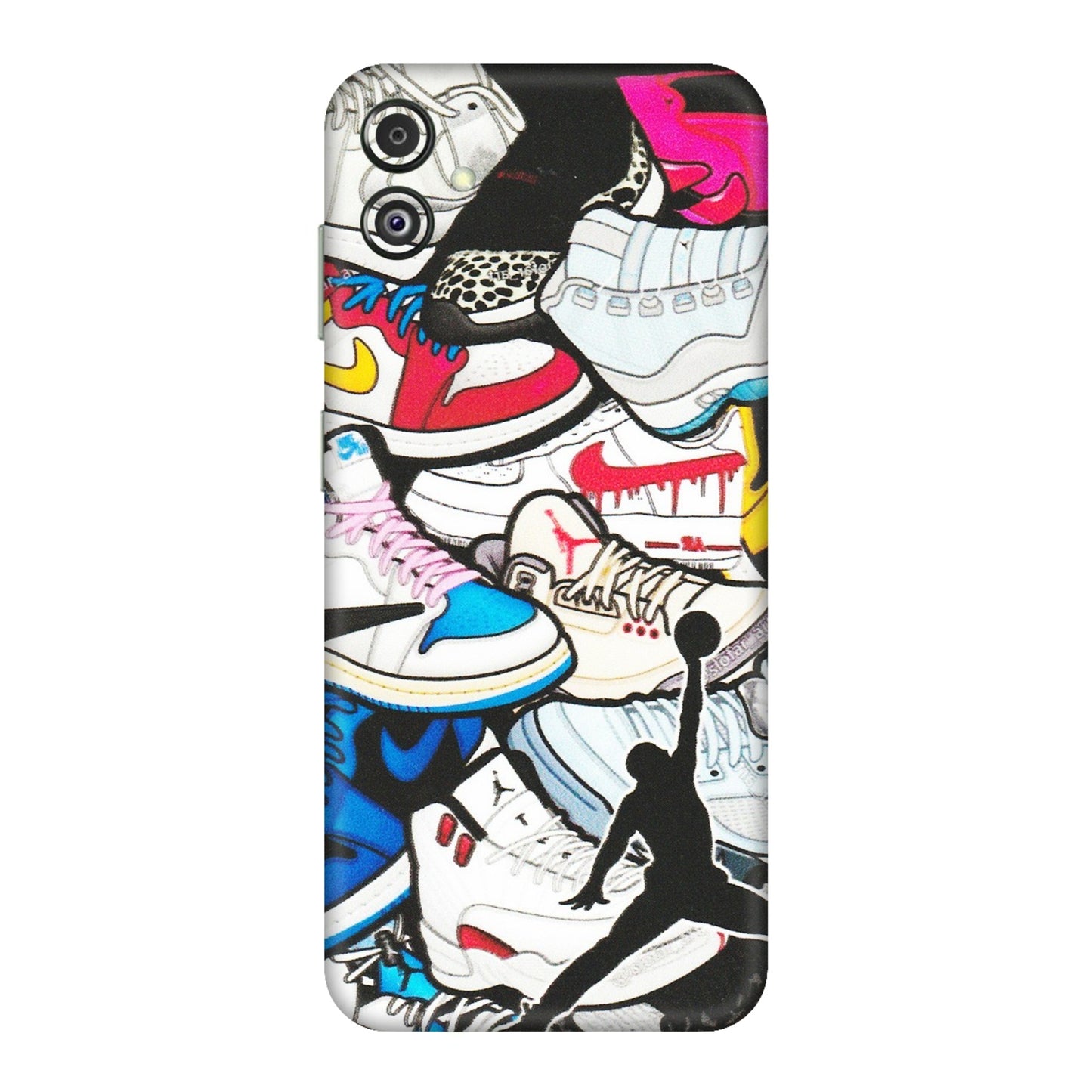 Samsung M/F/Note/Flip and C Phone Skins (All Models) - Jordan Sneakers Fan - Matte Finish (M-80) Samsung Galaxy F14 (5G)