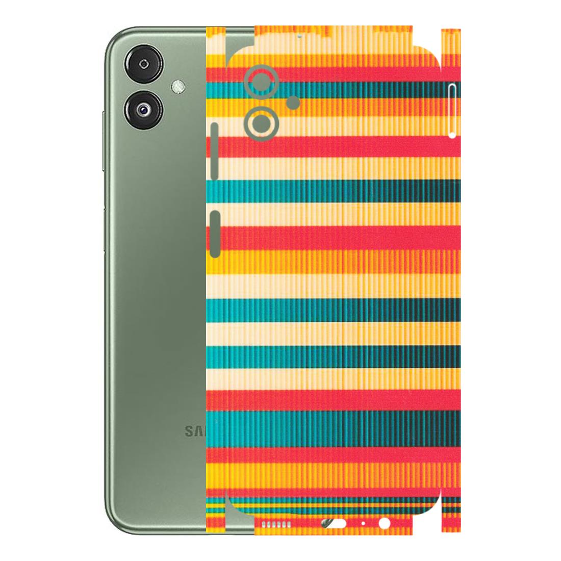 Samsung M/F/Note/Flip and C Phone Skins (All Models) - Colourful Stripes Soothing Effect - Matte Finish (M-86) Samsung Galaxy F14 (5G)