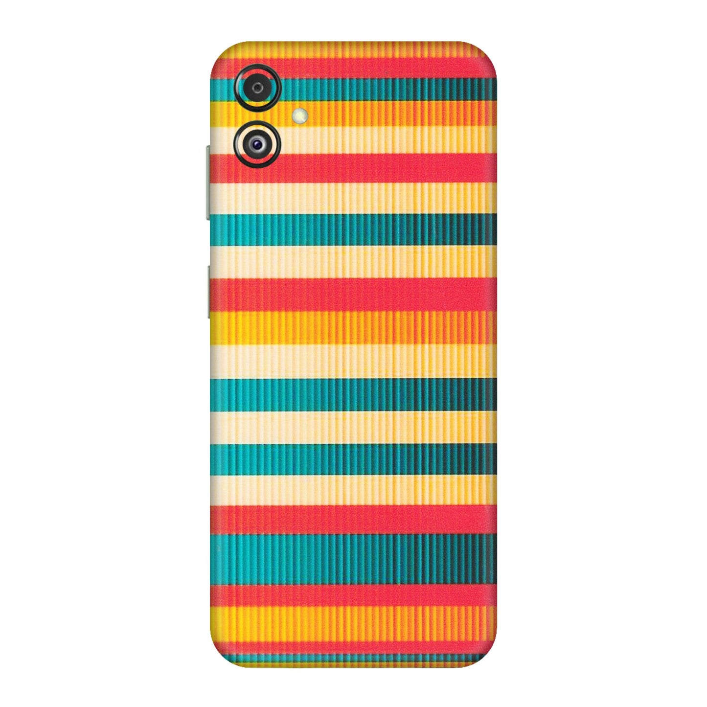 Samsung M/F/Note/Flip and C Phone Skins (All Models) - Colourful Stripes Soothing Effect - Matte Finish (M-86) Samsung Galaxy F14 (5G)