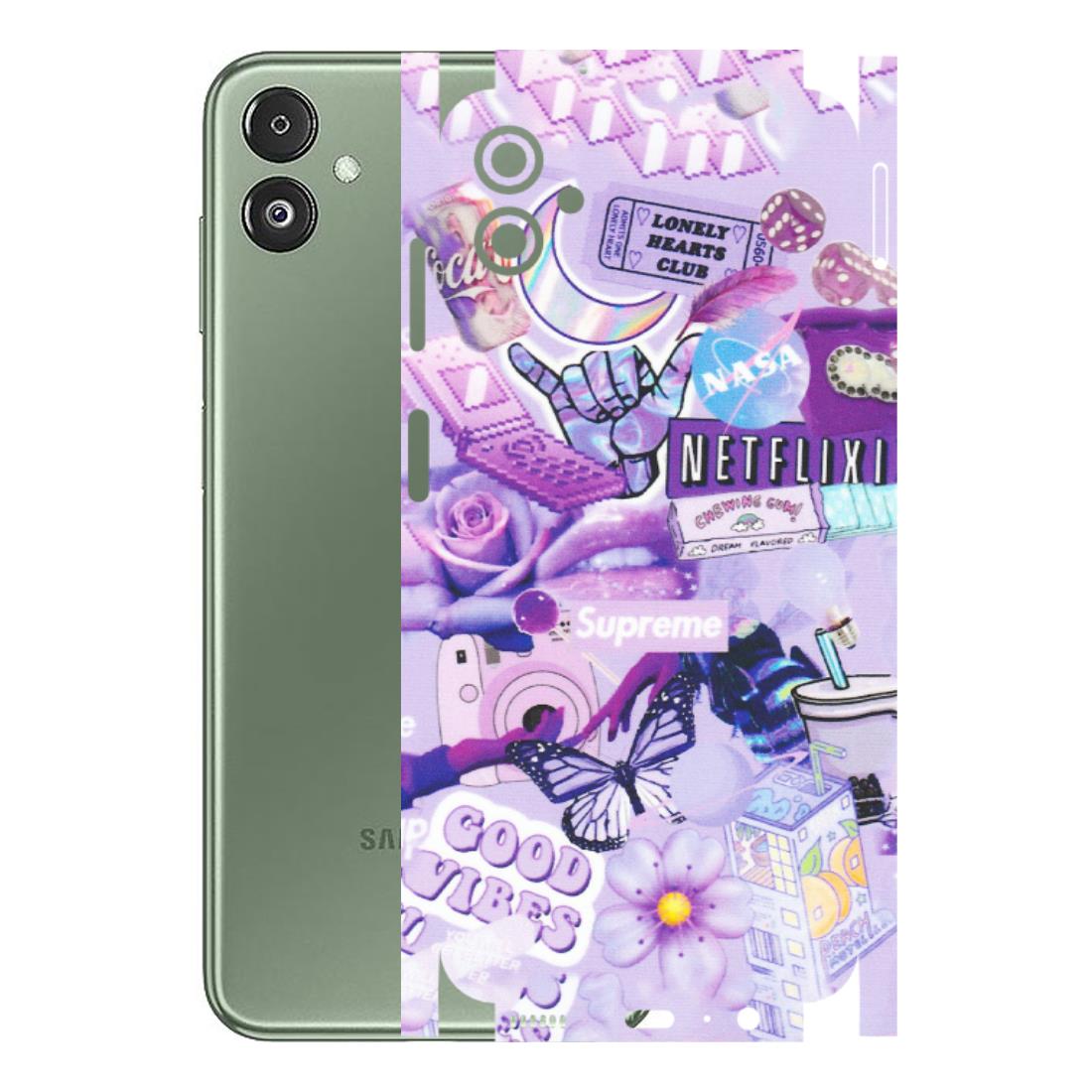 Samsung M/F/Note/Flip and C Phone Skins (All Models) - Supreme Purple Magic - Matte Finish (M-88) Samsung Galaxy F14 (5G)