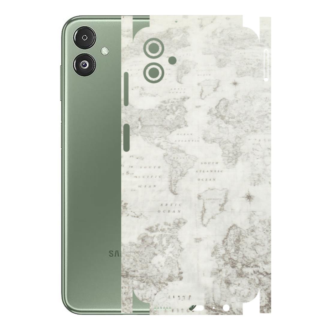 Samsung M/F/Note/Flip and C Phone Skins (All Models) - World Travel Map - Transparent Finish (T-04) Samsung Galaxy F14 (5G)