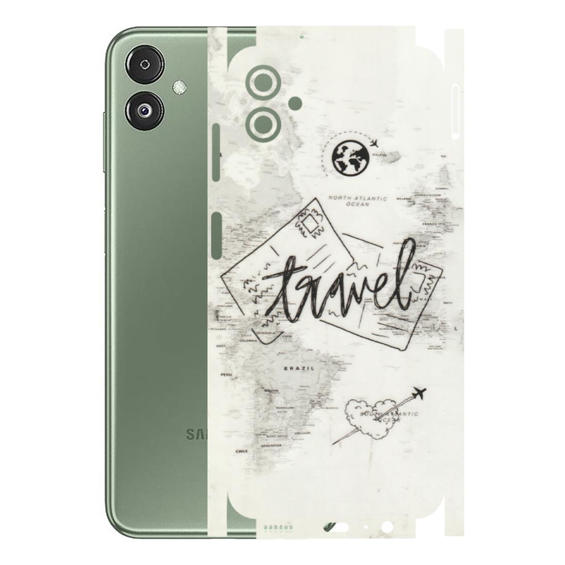 Samsung M/F/Note/Flip and C Phone Skins (All Models) - Travel Ticket - Transparent Finish (T-06) Samsung Galaxy F14 (5G)