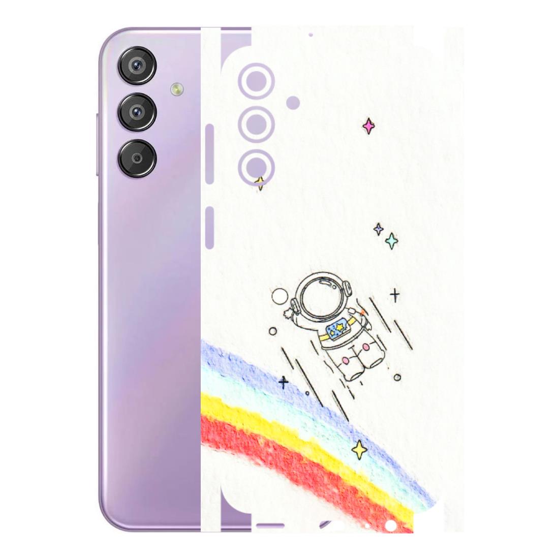 Samsung M/F/Note/Flip and C Phone Skins (All Models) - Milkyway Astronaut - 3D Embossed Finish (L-110) Samsung Galaxy F15 (5G)