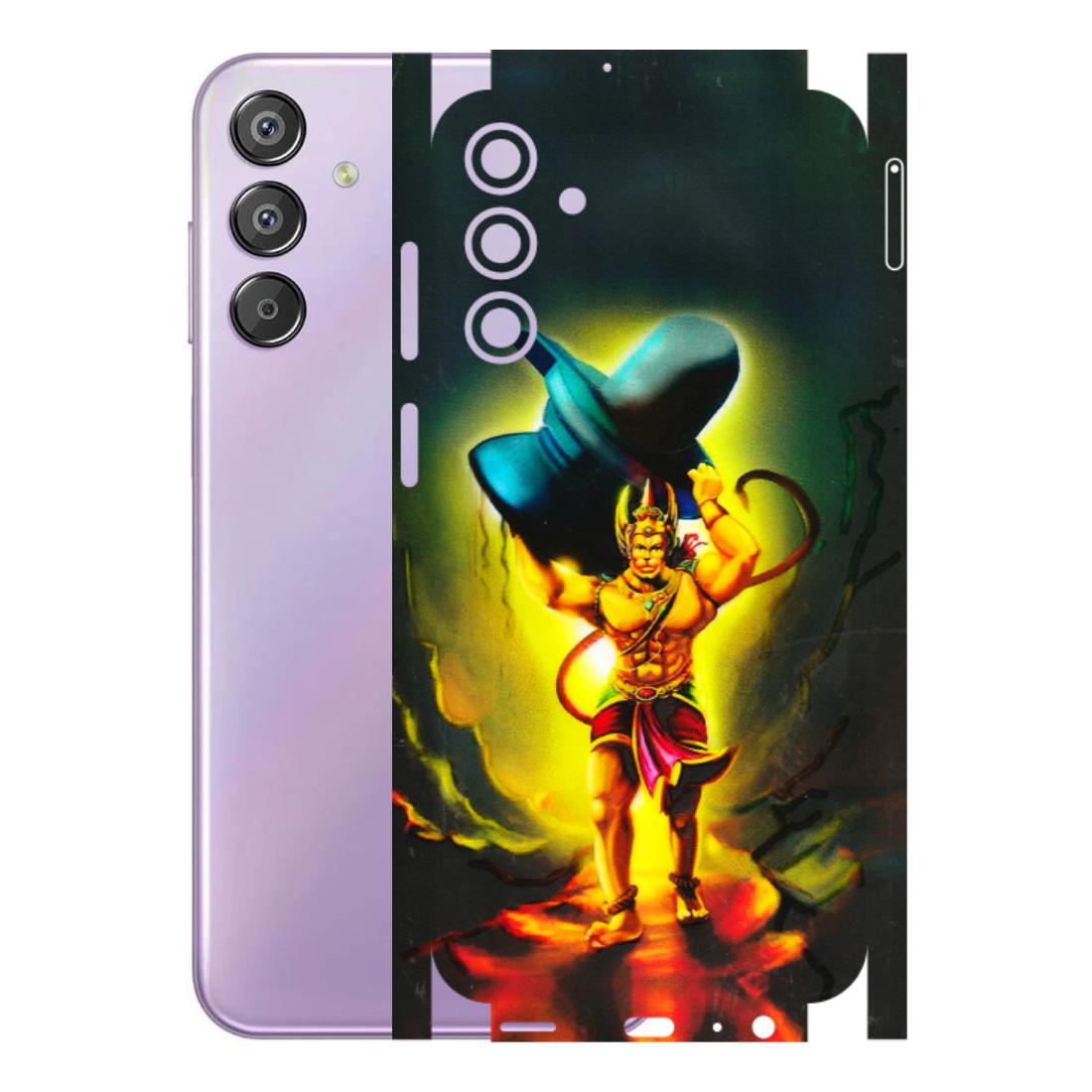 Samsung M/F/Note/Flip and C Phone Skins (All Models) - Hanuman Ji - 3D Embossed Finish (L-128) Samsung Galaxy F15 (5G)