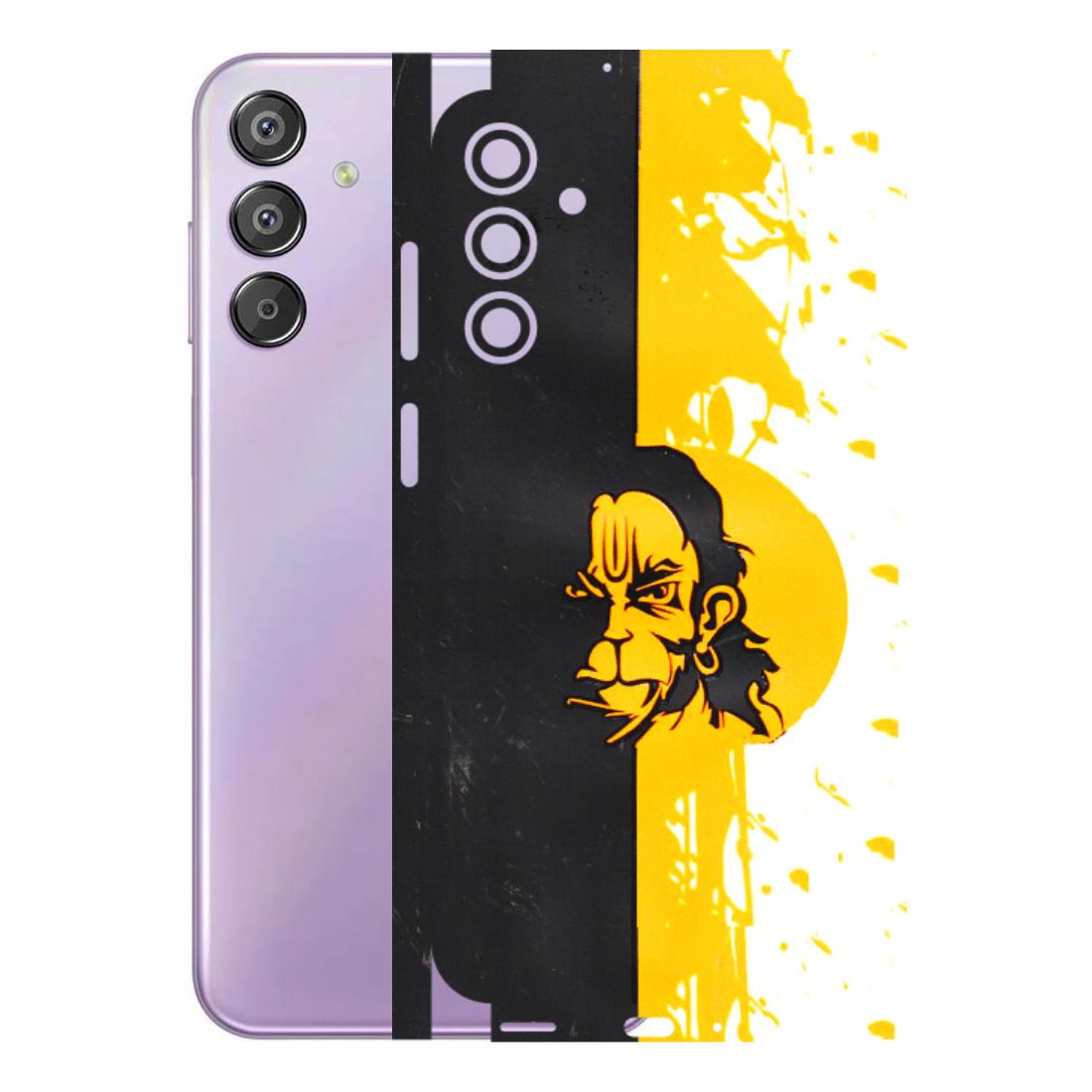 Samsung M/F/Note/Flip and C Phone Skins (All Models) - Bajrangbali - 3D Embossed Finish (L-151) Samsung Galaxy F15 (5G)