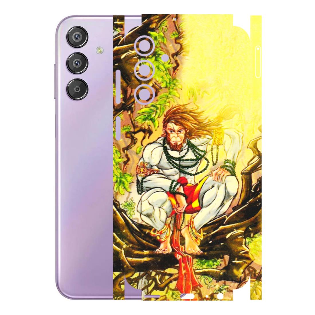 Samsung M/F/Note/Flip and C Phone Skins (All Models) - Lord Hanuman - 3D Embossed Finish (L-152) Samsung Galaxy F15 (5G)