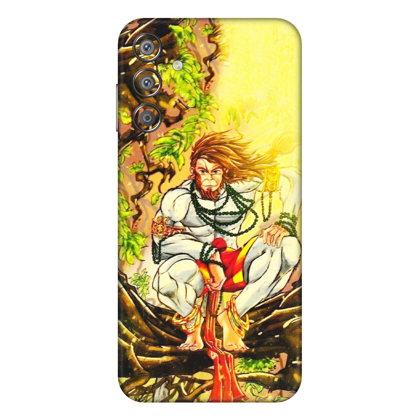 Samsung M/F/Note/Flip and C Phone Skins (All Models) - Lord Hanuman - 3D Embossed Finish (L-152) Samsung Galaxy F15 (5G)